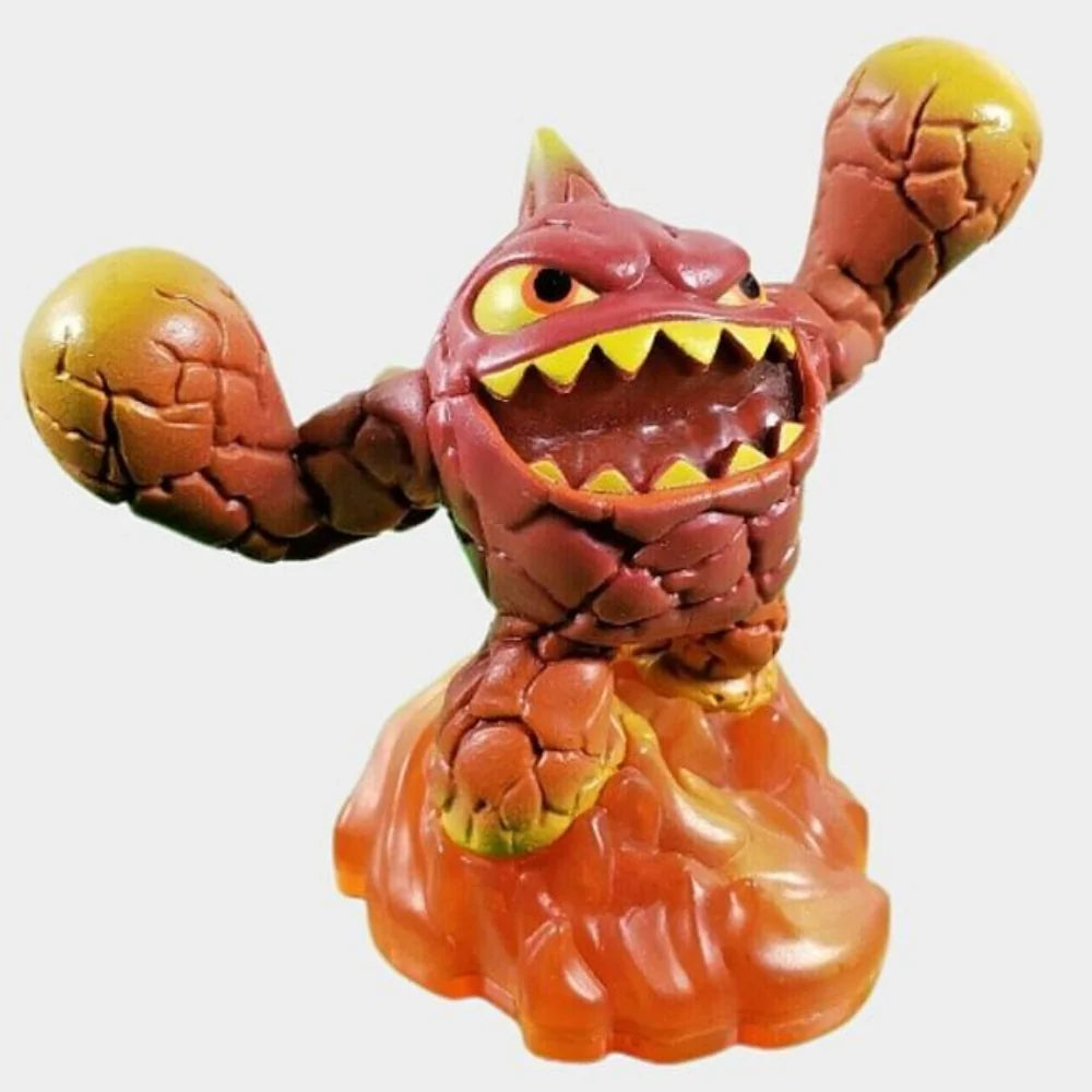 Eruptor Giants LightCore Skylanders figure for collectible gaming fans featuring Eruptor fire element character glowing LightCore design orange base detailed volcanic appearance Skylanders Giants compatibility toys to life gameplay collectible figure and classic Skylanders gaming appeal