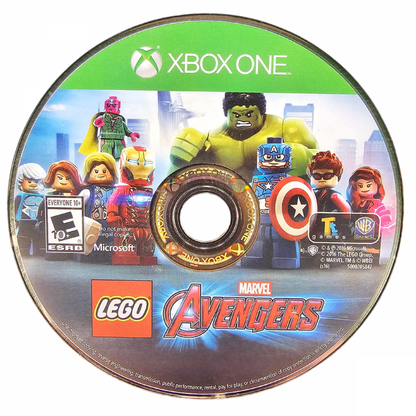 LEGO Marvel's Avengers Xbox One XONE for action adventure video game fans featuring Marvel superheroes LEGO characters Captain America Iron Man Thor Hulk Black Widow and Hawkeye super powers combat puzzle solving open world exploration and family friendly superhero gameplay collectible gaming appeal game disc