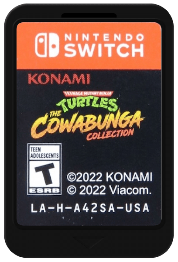Teenage Mutant Ninja Turtles Cowabunga Collection Limited Edition cartridge for Nintendo Switch (NS) video game
