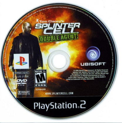 Tom Clancys Splinter Cell Double Agent PlayStation 2 retro video game stealth action disc (2006)
