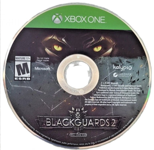 Blackguards 2 – Xbox One (XONE) disc for tactical turn-based strategy RPG game