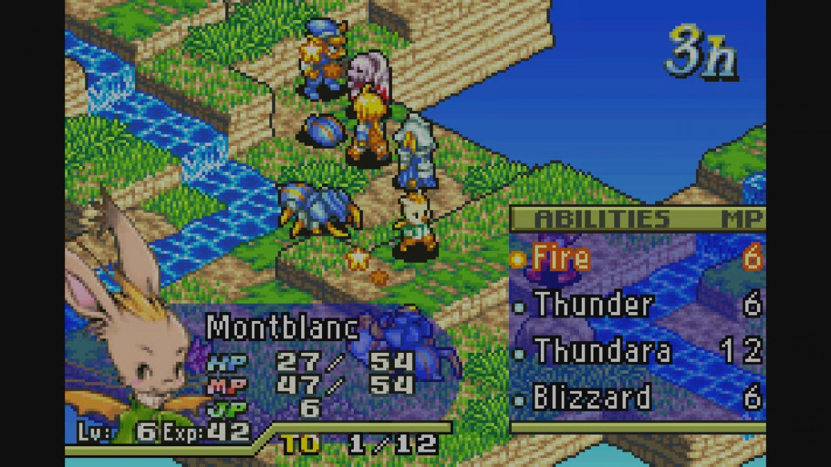 Final Fantasy Tactics Advance [CIB] for Game Boy Advance (GBA) featuring deep grid-based tactical battles set in the fantasy world of Ivalice; build a clan, master dozens of jobs and abilities, and navigate the Judge law system in this strategic complete-in-box RPG favorite gameplay screenshot
