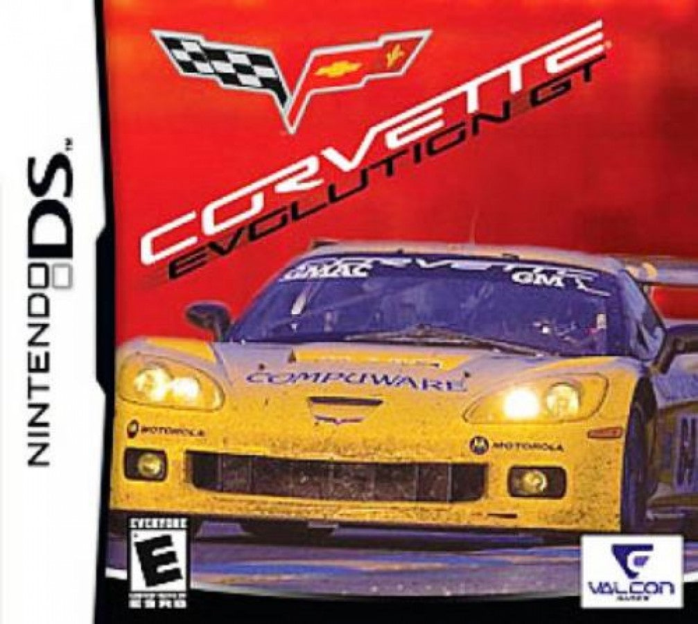 Corvette Evolution GT cover art for Nintendo DS (DS) video game