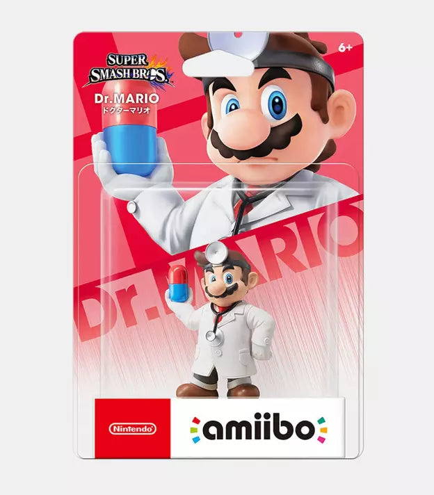 Dr Mario Super Smash Bros Amiibo sealed Nintendo figure