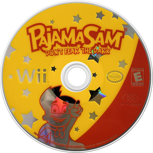 Pajama Sam in Don't Fear the Dark – Nintendo Wii (Wii) children’s point-and-click adventure puzzle video game disc