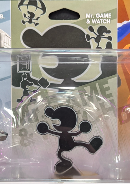 Retro 3 Pack Amiibos [Sealed] for Nintendo Amiibo featuring a collectible three figure set in original unopened packaging; scan compatible amiibo to unlock in game extras and display these retro themed characters as a sealed collector item Mr. Game & Watch Amiibo Figure