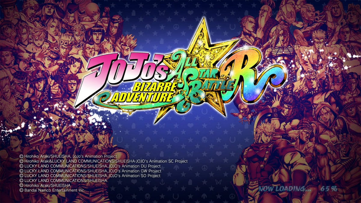 JoJo's Bizarre Adventure All-Star Battle R for Nintendo Switch fighting game featuring characters from across the JoJo series stylized anime battles special moves and versus gameplay