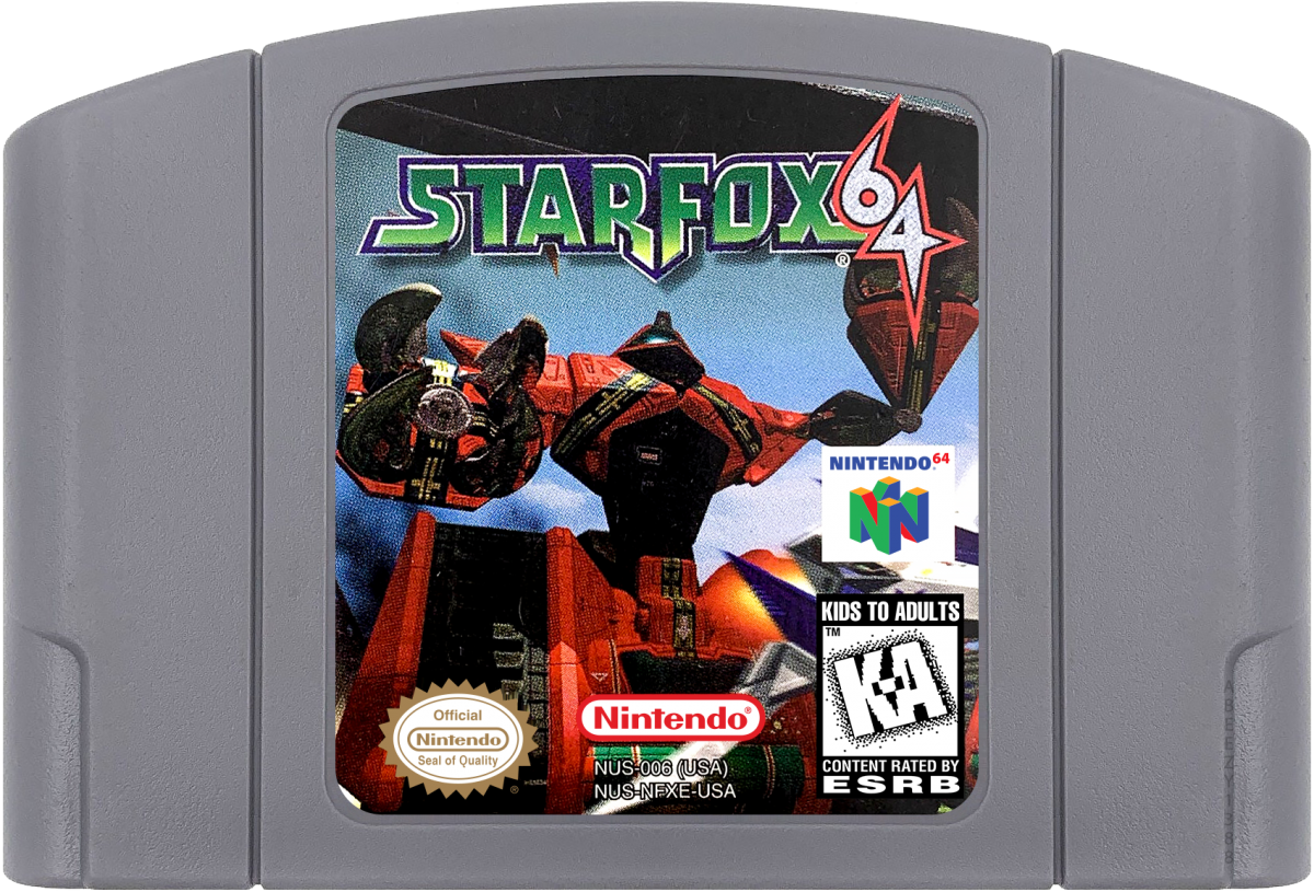 Star Fox 64 [Player's Choice] cartridge for Nintendo 64 (N64) video game
