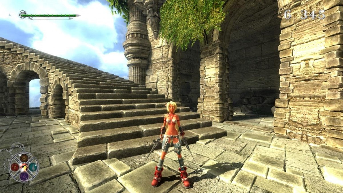X-Blades for PlayStation 3 with anime-style hack-and-slash action theme gameplay