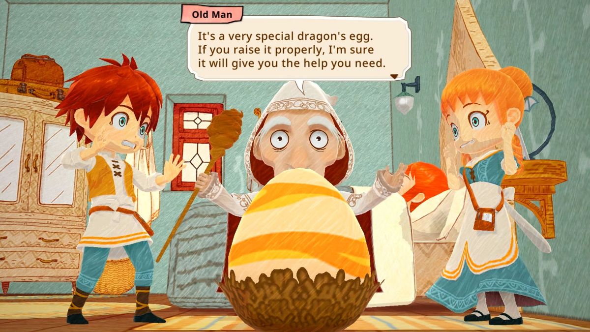 Little Dragons Cafe retro PlayStation 4 video game Little Dragons Cafe fantasy adventure cooking simulation dragon raising anime style exploration console title PlayStation 4 release gameplay