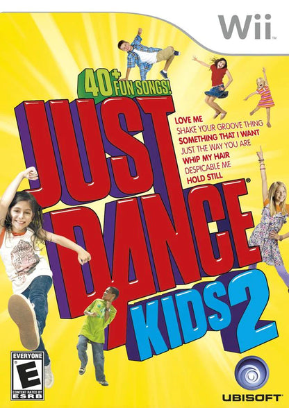Just Dance: Kids 2 – Nintendo Wii (Wii) children’s dance rhythm music video game cover art