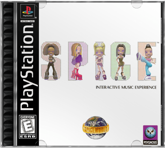 Spice World cover art for PlayStation 1 (PS1) video game