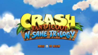 Crash Bandicoot N Sane Trilogy titlepage for Nintendo Switch (NS) video game
