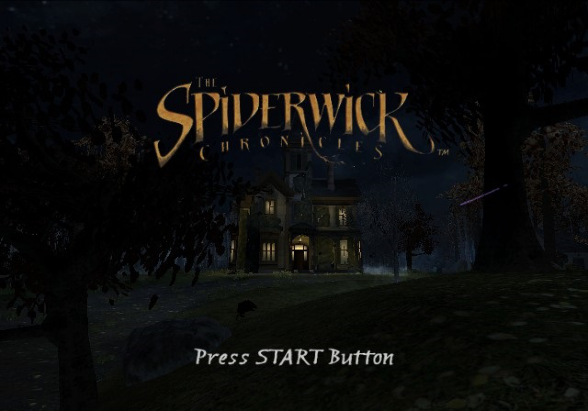 The Spiderwick Chronicles – PlayStation 2 (PS2) video game title screen, action-adventure fantasy.
