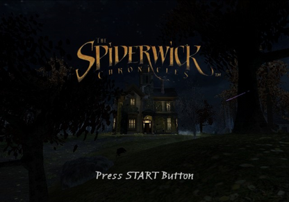 The Spiderwick Chronicles – PlayStation 2 (PS2) video game title screen, action-adventure fantasy.