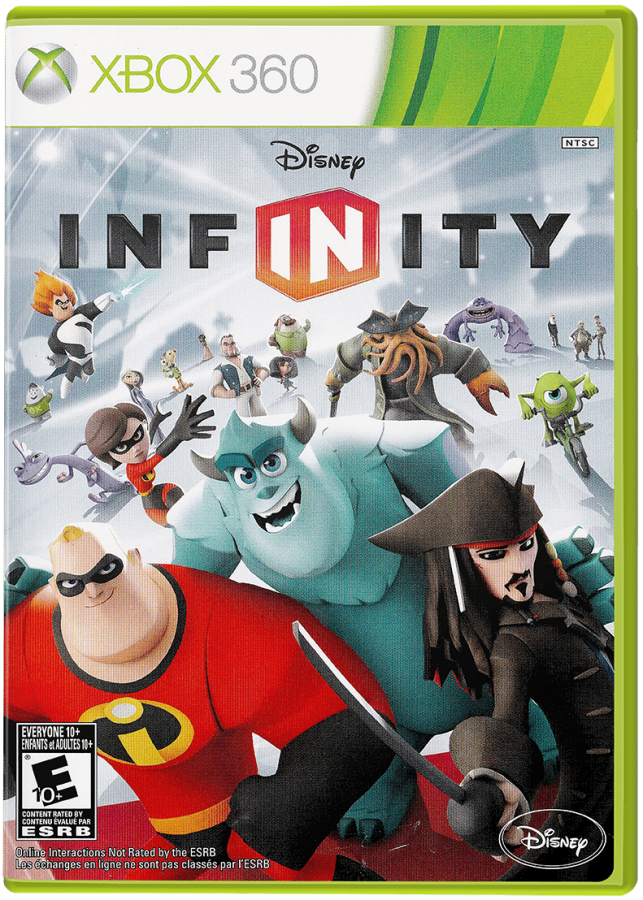 Disney Infinity cover art for Xbox 360 (X360) action-adventure toys-to-life video game