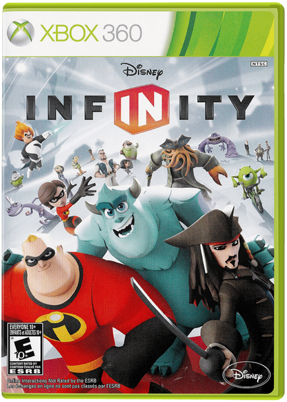 Disney Infinity cover art for Xbox 360 (X360) action-adventure toys-to-life video game