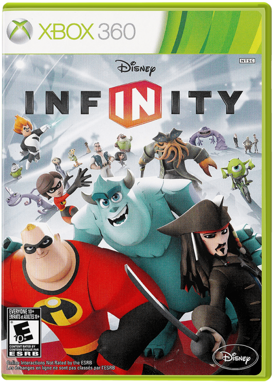 Disney Infinity cover art for Xbox 360 (X360) action-adventure toys-to-life video game