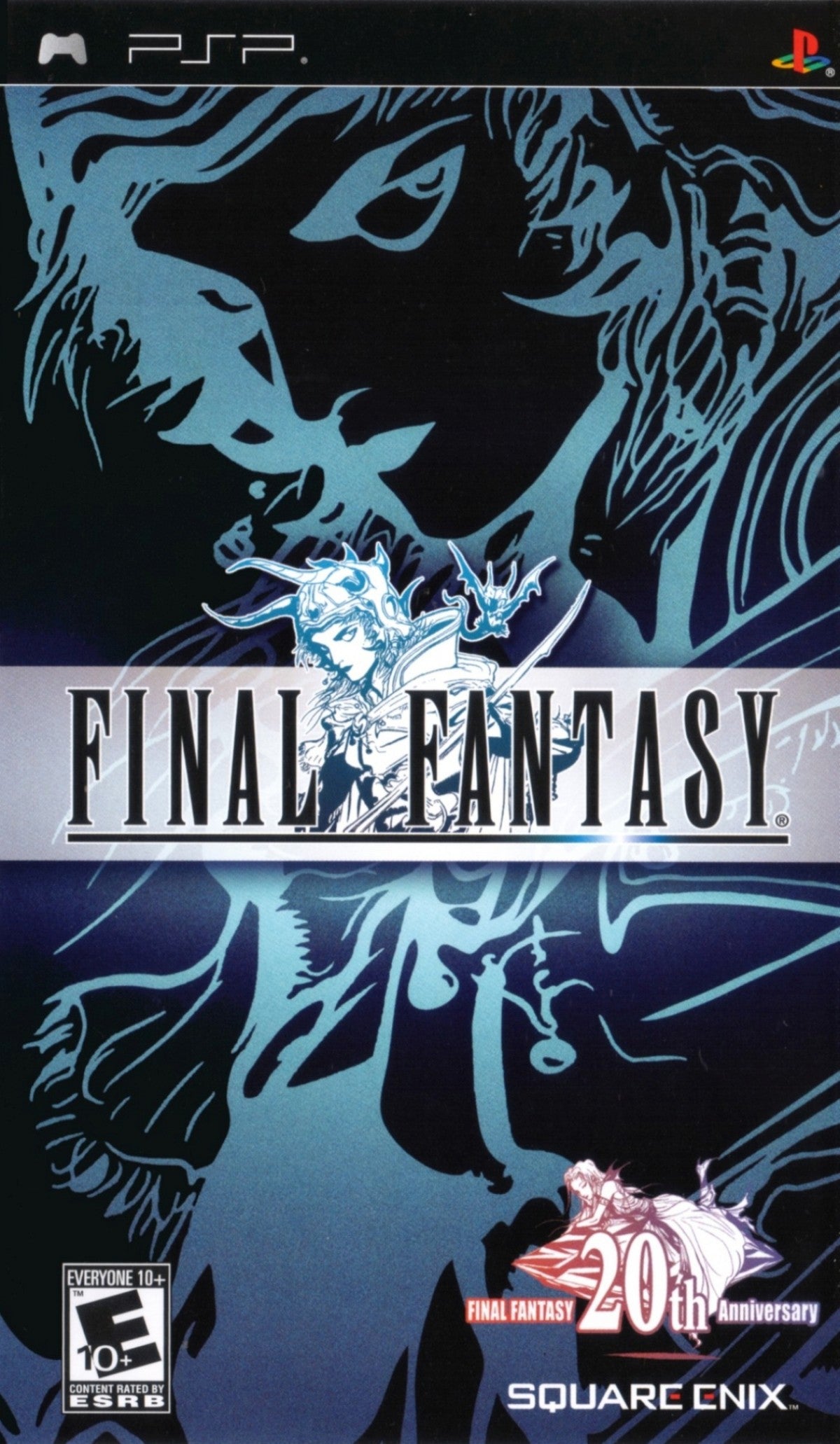Final Fantasy PSP inspired design featuring classic fantasy role playing adventure aesthetic legendary heroes epic quests turn based combat richly imagined worlds enhanced portable visuals iconic magic systems character progression and timeless JRPG gameplay presentation cover art