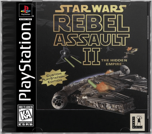 Star Wars: Rebel Assault II cover art for PlayStation 1 (PS1) video game