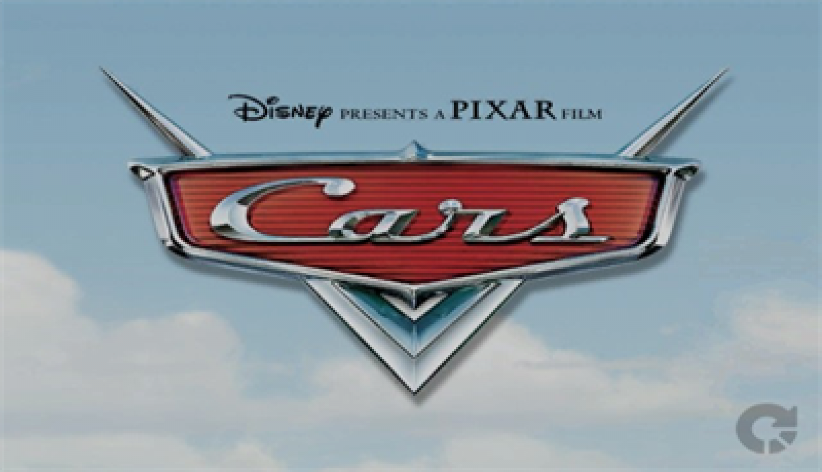 Disney Pixar Cars title screen art for Nintendo Wii (Wii) video game