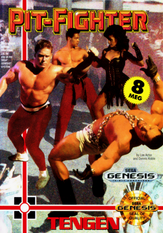 Pit Fighter cover art for Sega Genesis (GEN) video game