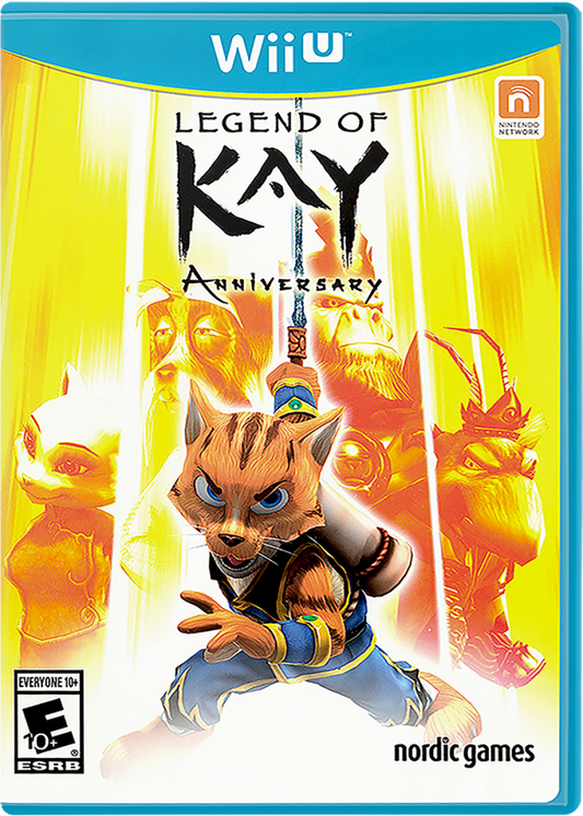 Legend of Kay Anniversary cover art for Nintendo Wii U (WiiU) video game