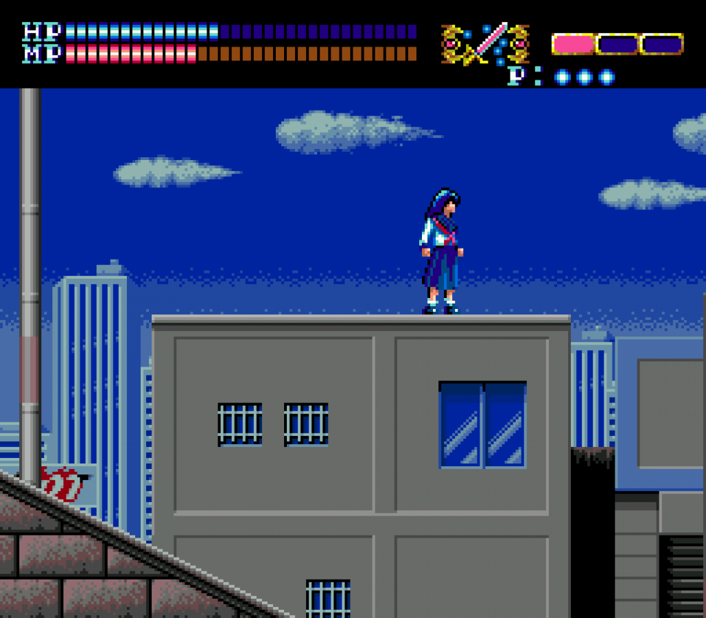 Valis Sega Genesis GEN for retro video game enthusiasts featuring side scrolling action platforming gameplay anime inspired fantasy adventure sword combat magical abilities challenging stages memorable boss battles and collectible gaming appeal gameplay 