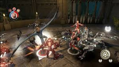 Marvel Ultimate Alliance 2 gameplay for Playstation 3 (PS3) super hero video game. 