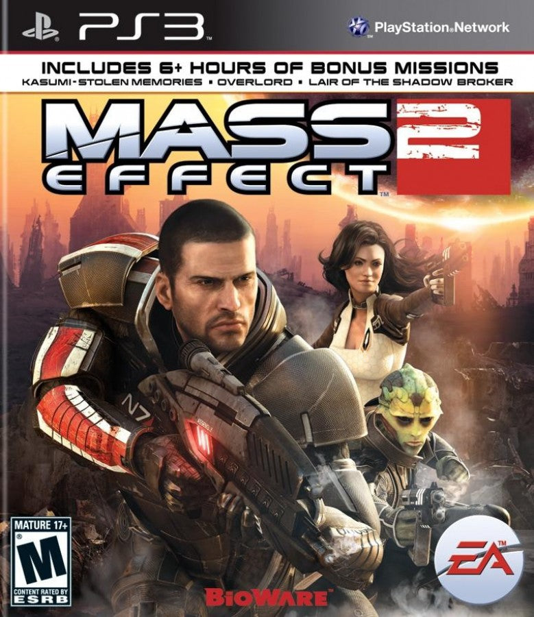 Mass Effect 2 cover art for PlayStation 3 (PS3) video game