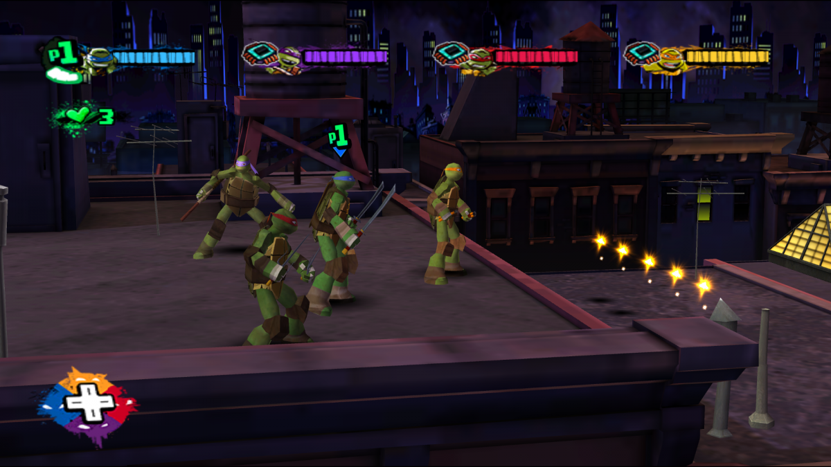 Teenage Mutant Ninja Turtles Nintendo Wii for action adventure video game fans featuring Leonardo Michelangelo Donatello and Raphael fast paced combat ninja moves enemy battles platforming challenges cooperative gameplay motion controls and classic TMNT entertainment collectible gaming appeal gameplay