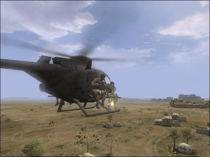 Delta Force Black Hawk Down for Xbox (Xbox) gameplay, first person shooter video game.