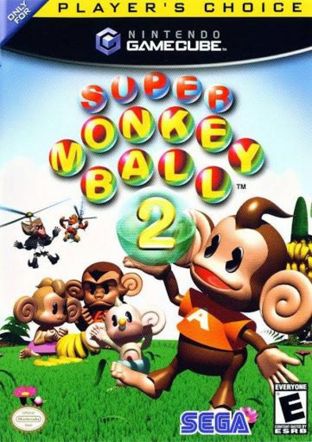 Super Monkey Ball 2 [Player's Choice] cover art for GameCube (GC) video game