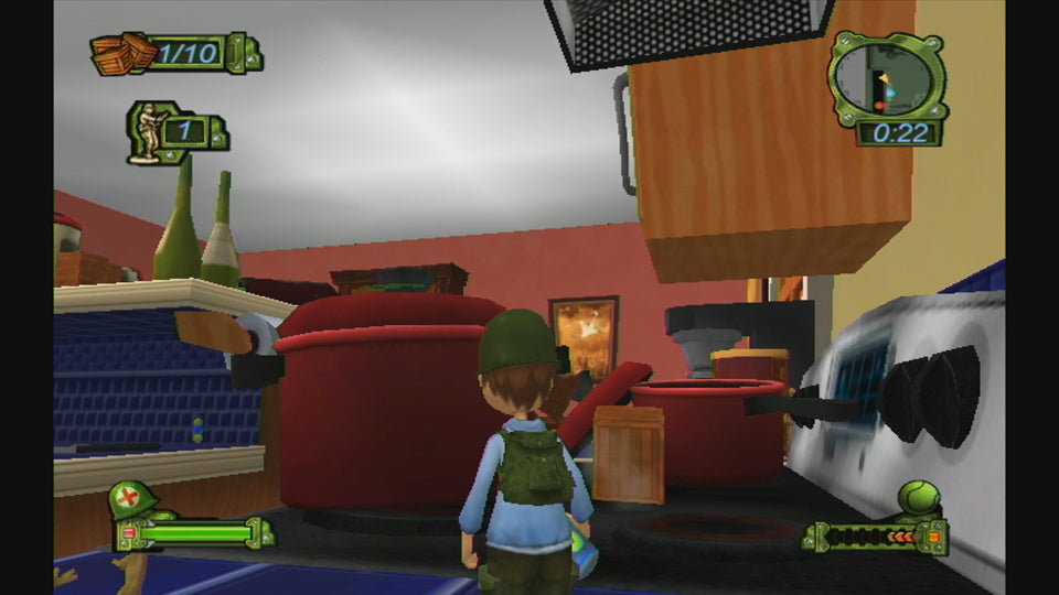 Army Men Soldiers of Misfortune PS2 game for PlayStation 2 featuring toy soldier action adventure gameplay gameplay 