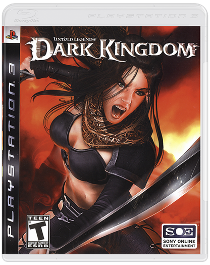 Untold Legends: Dark Kingdom cover art for PlayStation 3 (PS3) video game