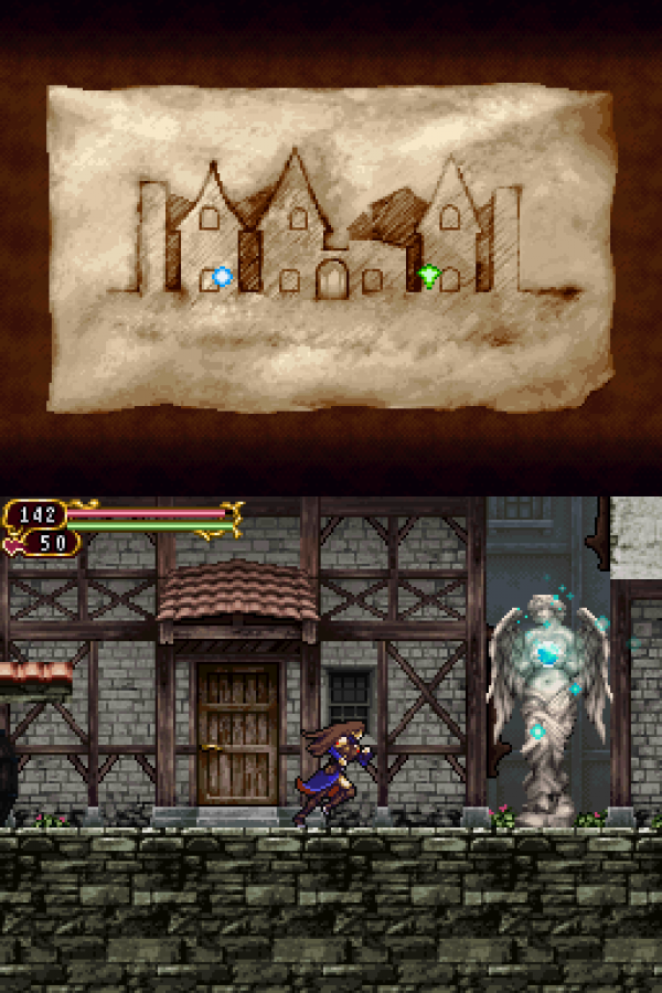 Castlevania: Order of Ecclesia gameplay for Nintendo DS (DS) video game