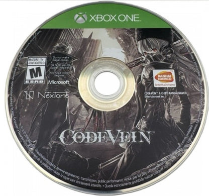 Code Vein – Xbox One (XONE) disc for anime-style action RPG with Souls-like combat and post-apocalyptic setting