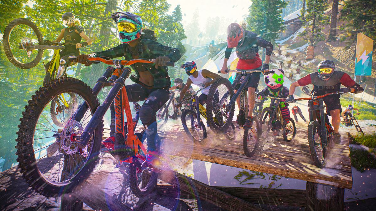 Riders Republic gameplay for PlayStation 5 (PS5) extreme sports racing video game