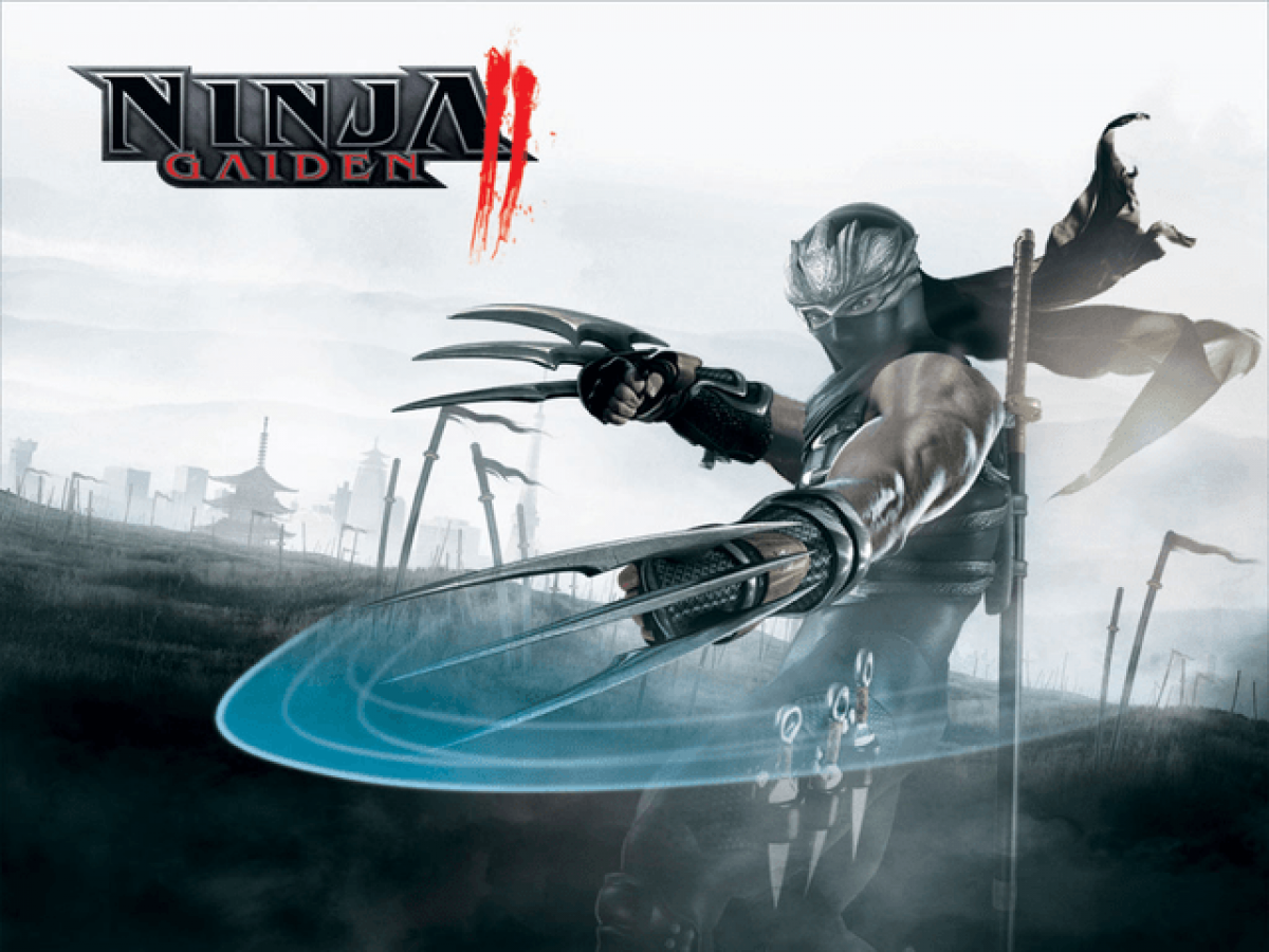 Ninja Gaiden title screen for Xbox (XBOX) video game 