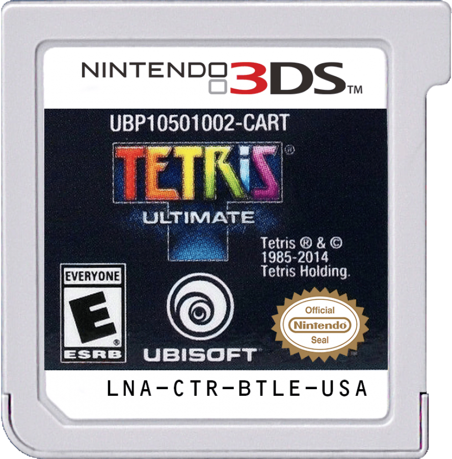 Tetris Ultimate cartridge for Nintendo 3DS (3DS) puzzle video game