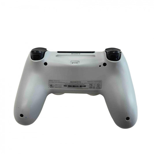 Sony DualShock 4 Wireless Controller in Glacier White for PS4 at Gamers INC, featuring an official OEM design with responsive triggers, a built-in touchpad, and motion sensors for a professional PlayStation 4 gaming experience back