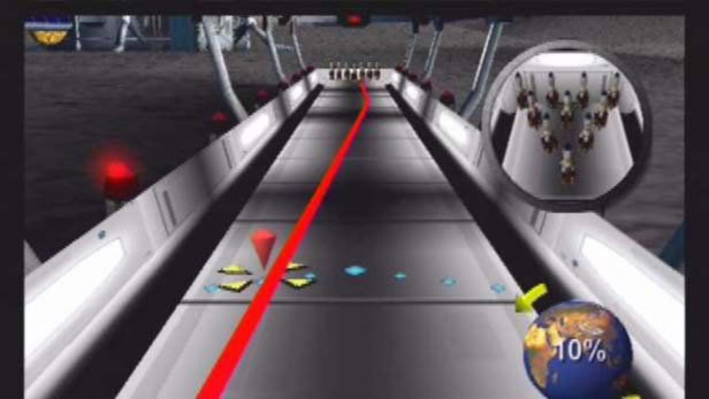 Strike Force Bowling – PlayStation 2 (PS2) video game gameplay, sports bowling simulation.