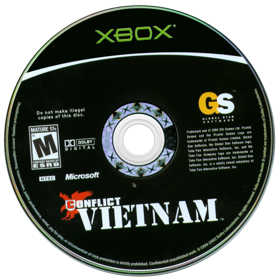 Conflict Vietnam for Xbox tactical military shooter video game featuring squad based combat Vietnam War missions strategic gameplay and immersive third person battlefield experience disc