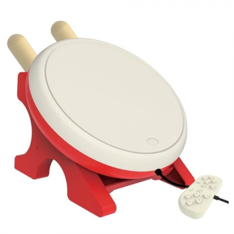 KMD brand Taiko TK drumset for Nintendo Switch, interactive rhythm game accessory with responsive drum pads and drumsticks, compatible with Taiko no Tatsujin games for immersive music and drumming gameplay
