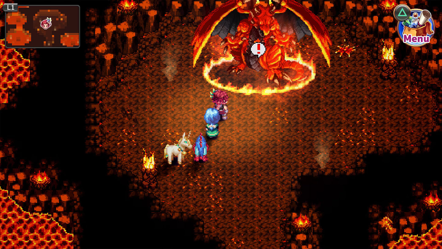 Monster Viator for PlayStation 4 Japanese role playing game featuring monster capturing turn based battles pixel art visuals and fantasy adventure gameplay