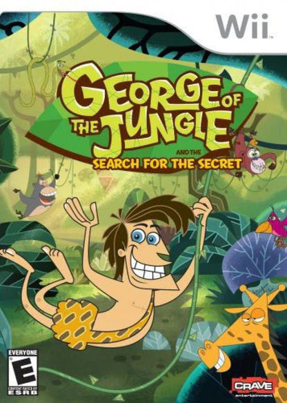 George of the Jungle and the Search for the Secret – Nintendo Wii (Wii) action-adventure platformer cover art for video game