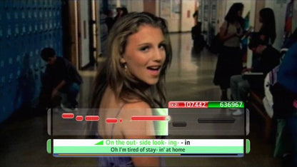 Disney Sing It gameplay for PlayStation 2 (PS2) karaoke pop music rhythm video game