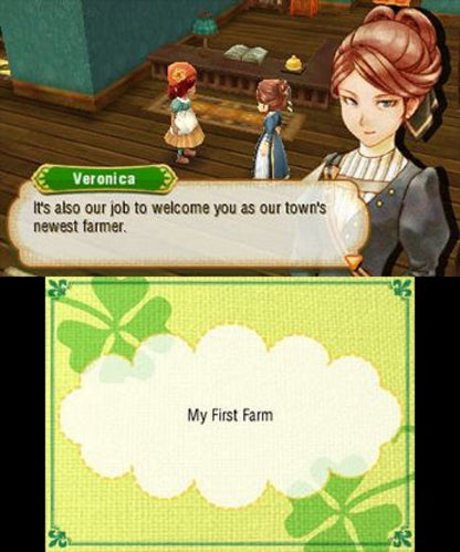 Story of Seasons gameplay for Nintendo 3DS (3DS) farming simulation role-playing video game