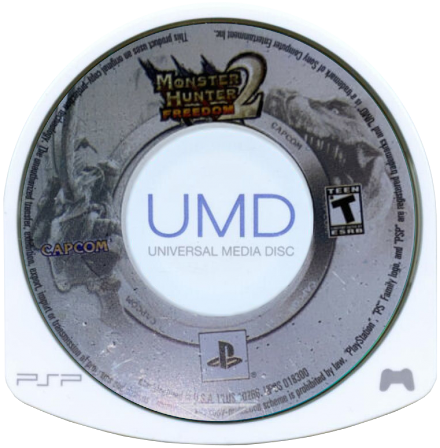 Monster Hunter Freedom 2 Favorites PlayStation Portable PSP inspired design featuring action role playing hunting adventure aesthetic massive monster battles weapon crafting systems cooperative quest gameplay fantasy wilderness exploration deep character progression and portable hunting experience presentation UMD