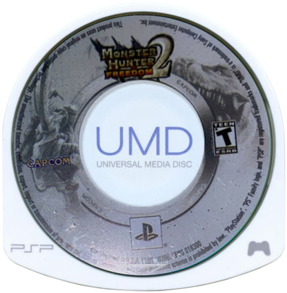 Monster Hunter Freedom 2 Favorites PlayStation Portable PSP inspired design featuring action role playing hunting adventure aesthetic massive monster battles weapon crafting systems cooperative quest gameplay fantasy wilderness exploration deep character progression and portable hunting experience presentation UMD